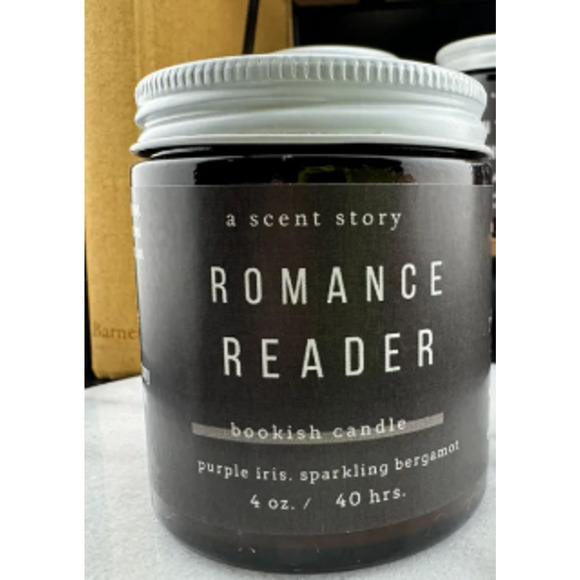 Bookish 4oz. Candle - Romance Reader - Picture 1 of 4